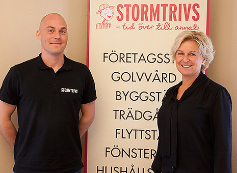 Kristoffer Lundin och Åsa Storm på Stormtrivs