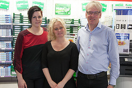 Jessica Eriksson, Pernilla Pettersson och Mats Sundquist. 