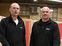 Bröderna Tony och Berne Henningsson äger tillsammans Grimstorp Försäljning AB. 