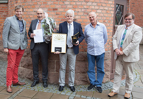 Claes Johansson, vd NNAB, Christer Abrahamsson och Ingvar Andersson, TURAB, Jörgen Iderfjell, Företagarna, Kurt Johansson, Kommunfullmäktiges ordförande. 