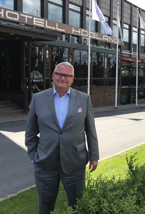 Torgny Gunnarsson, VD Hotell högland har lyckats med internationell marknadsföring och får tusentals turister till järnvägsmetropolen Nässjö.